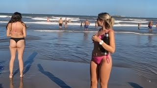 🇦🇷 Mar del Plata Beach Argentina Warm Sandy Fun