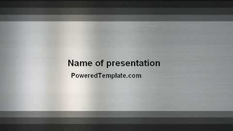 Gradient PowerPoint Template by PoweredTemplate.com