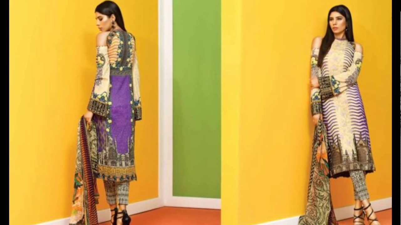 Asim Jofa Luxury Lawn Collection 2017-18 For Festive Season