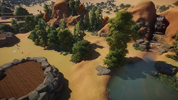 Planet Zoo | Rocky Mountain Grizzly Bear Habitat | Speed Build