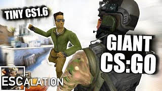 CS:GO is 17% bigger than Counter-Strike?!