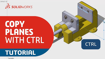 SOLIDWORKS Shortcuts: Copy Planes with CTRL, Confirm with D - SOLIDWORKS User Tips and Tricks