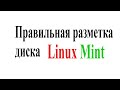 Правильная разметка диска Linux Mint - пошаговая инструкция с примером во время установки