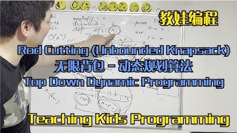 Day 362 - Teaching Kids Programming - Max Profit of Rod Cutting (Unbounded Knapsack) via Top Down DP