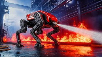 Firefighting Robot Dogs: China