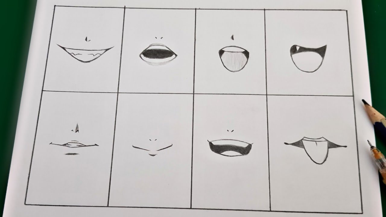 Kawaii how to draw anime mouths  Lips drawing, Mouth drawing, Drawing  tutorial