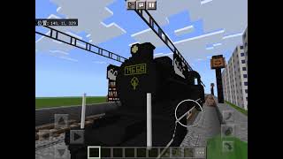 #まいくら＃マインクラフト#マイクラ鉄道アドオン　　　Iktさんの鉄道アドオンを改造して作りました。自分は9600の波千鳥が好きんんでね