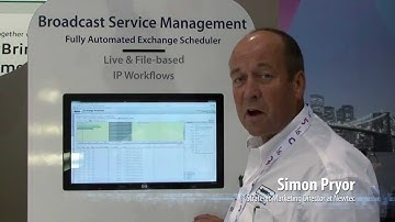 Demo Fully Automated Broadcast Exchange Scheduler - Simon Pryor - Newtec - IBC2012