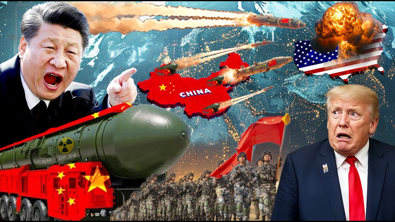 CHINA PAMER RUDAL ANTAR BENUA ICBM DF-5B! Senjata Yang Bisa Hancurkan Amerika Dalam Sekejap!