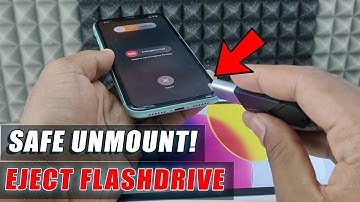 how to eject flashdrive from iphone?