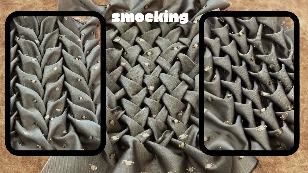 Fabric Manipulation – Smocking | 5 Hand Smocking Techniques 🧵 | Part 2