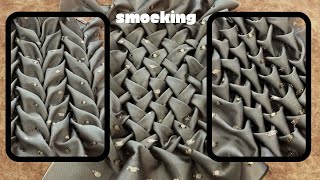 Fabric Manipulation – Smocking | 5 Hand Smocking Techniques 🧵 | Part 2