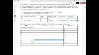 CNT125 Campus Routing Protocol Lab 1 Subnet Map Sp26