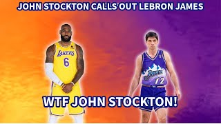 JOHN STOCKTON CALLS OUT LEBRON JAMES FOR RING CHASING