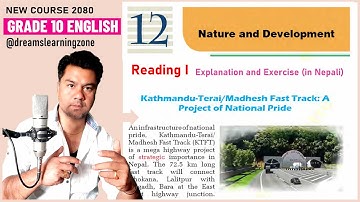 Grade 10 Engish Unit 12 Reading I Kathmandu Madesh Fast Track || Grade 10