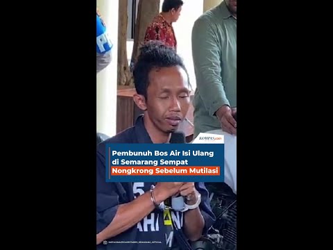 Pembunuh Bos Air Isi Ulang di Semarang Sempat Nongkrong Sebelum Mutilasi