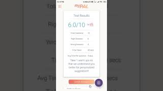 myPAL Personalised and Adaptive Learning App  -  Sneak Peek screenshot 3