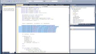 RhinoScript.NET Aula19 - Codificando e preenchendo o GridView com os fatores de toda a coleção