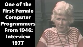 1940s Female Computer Programmer Pioneer Who Worked With the ENIAC- Audio Enhanced
