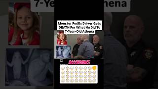 FedEx Driver Tanner Horner Sentenced To DEATH For Murdering 7-Year-Old Athena Strand
