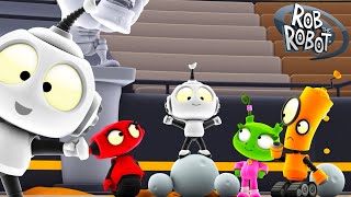 hero heart rob robot friends funny kids tv