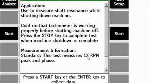Measuring Coast Down Peak and Phase with the AMS 2140 Tutorial