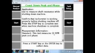 Measuring Coast Down Peak and Phase with the AMS 2140 Tutorial