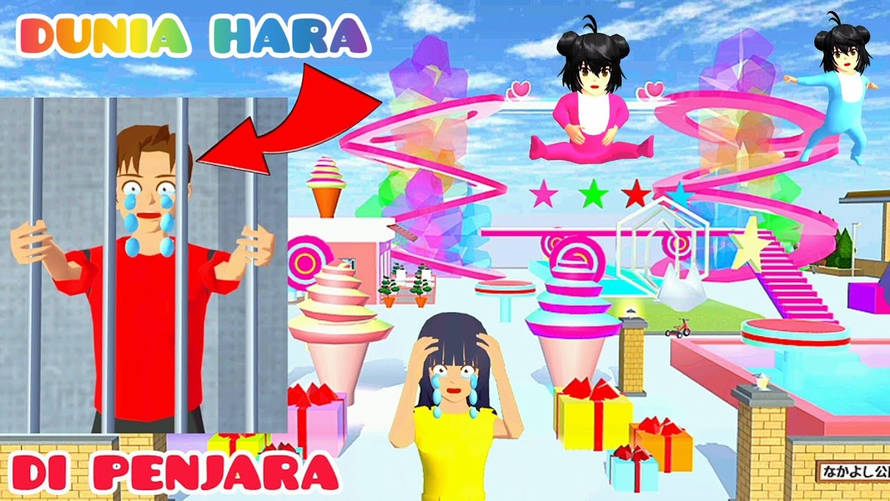 Yuta Mio Seru Main Amusement Park Baru VS Polisi Masuk Penjara 😱 Sakura School