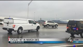 Bicyclist hit in March passes