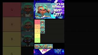 Tierlist of Haircuts in Splatoon Raiders #splatoonraiders  #gaming #splatoon3 #tierlist