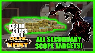 ALL SECONDARY TARGETS CAYO PERICO HEIST - Scope Mission All Secondary Targets | GTA 5 ONLINE ALL SECONDARY TARGETS CAYO PERICO HEIST - Scope Mission All Secondary Targets | GTA 5 ONLINE