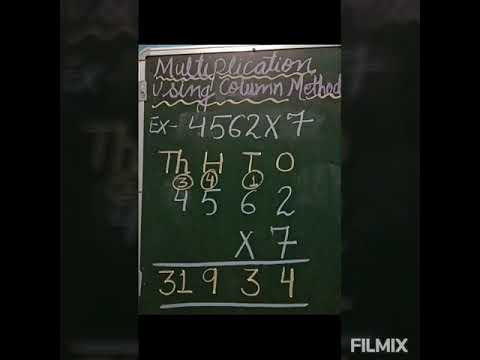 Class 3&4 || Maths || Multiplication using Column method