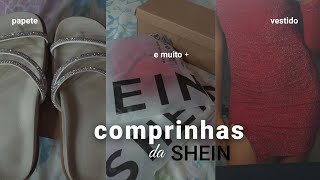 COMPRINHAS DA SHEIN 🖤 | gloss, strass, papete, short, cropped, vestido