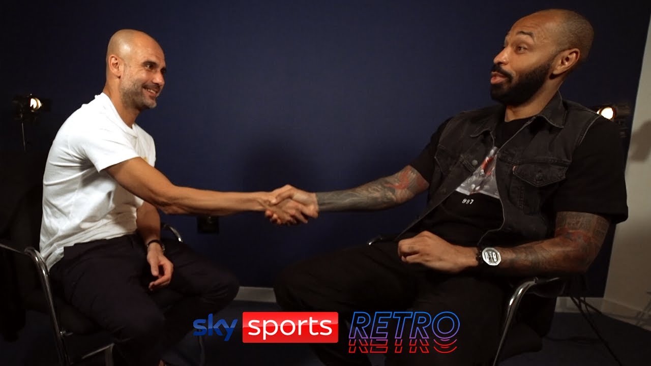 Guardiola First Team Pep Guardiola after winning his first Premier League title - YouTube