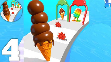 Stacky Ice Cream Runner All Levels 61-80 Gameplay Walkthrough (Android,iOS)