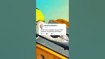 What is one unwritten rule you think everyone should know and follow?#reddit #story #storytime