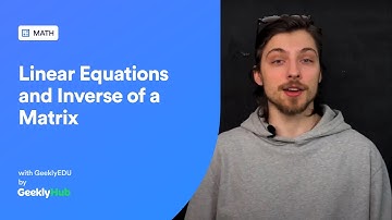 Solving System of Linear Equations With Inverse of a Matrix