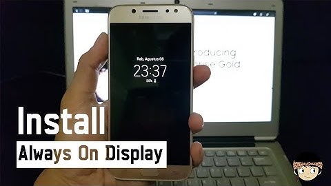 Install Always On Display (AOD) di All Samsung Tanpa Root