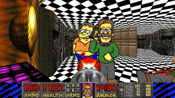 Ultimate Simpsons Doom gameplay - trying the most popular DOOM mod from the official remaster 🤨