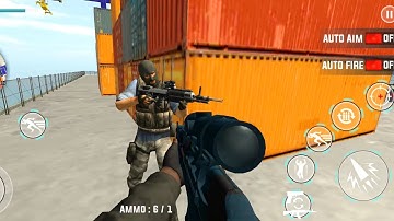 Anti terrorist gun strike free fps shooting games _ Android GamePlay #6
