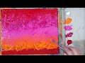 Acrylic painting vivid abstract palette knife painting studiosilvercreek
