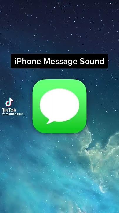 iPhone notification ringtone