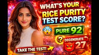 What’s Your Rice Purity Test Score? 😳 Meaning, Average & Secrets Revealed! | rice-purity-test.online
