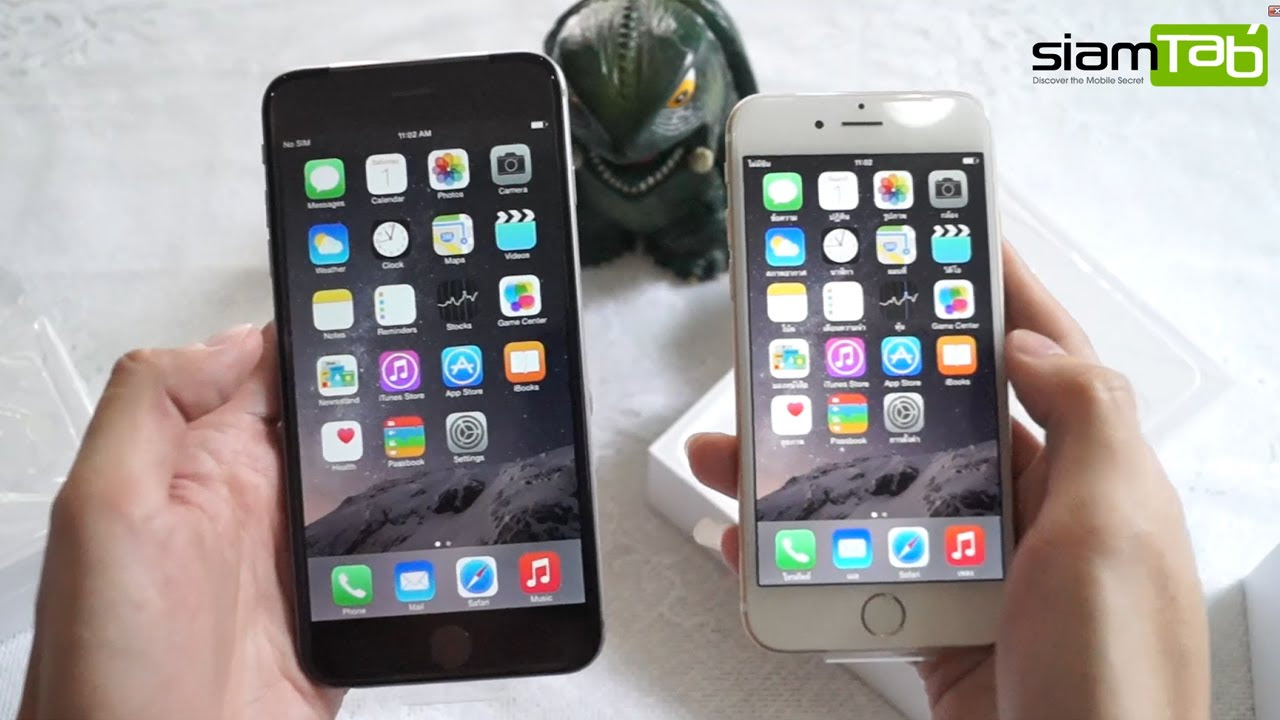 ไอโฟน 6พลัส  New  แกะกล่อง iPhone 6 Plus และ iPhone 6 เครื่องศูนย์ไทย พร้อมวิธีตรวจเช็คเครื่องเบื้องต้น