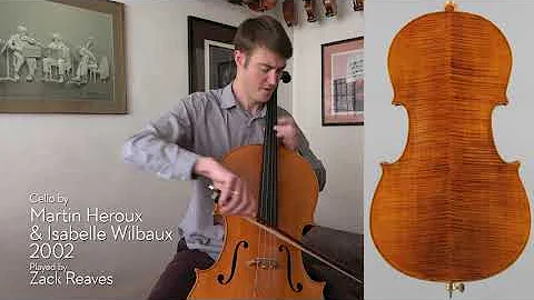 (SOLD) Heroux/Wilbaux 2002 cello / Zack Reaves / a...