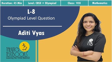 L -8 Olympiad Level Questions | Quadrilaterals Class 8 | Aditi Vyas | TTB