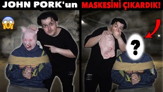 JOHN PORK'un MASKESİNİ ÇIKARDIK! (Şok Olacaksınız)