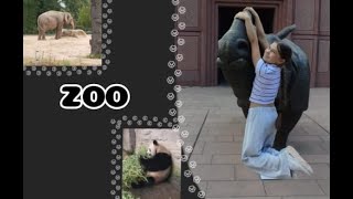 Masha at the Berlin Zoo. Берлинский зоопарк.