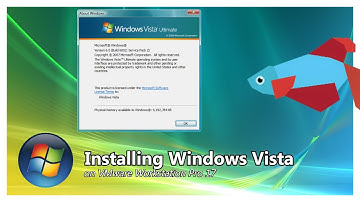 Installing Windows Vista on VMware Workstation Pro 17
