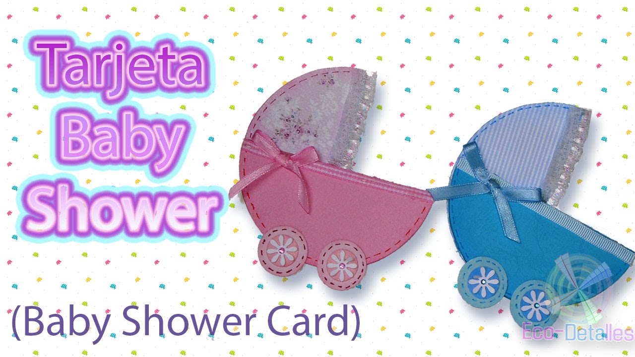 🎁 Tarjeta Baby Shower [SÚPER FÁCIL] EcoDetalles 🎁 YouTube